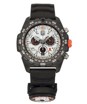 Reloj de buceo Luminox Bear Grylls Survival Master con correa de caucho y esfera plateada de cuarzo XB.3748 300M para hombre