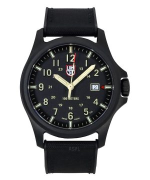 Reloj de cuarzo Luminox Atacama Field con correa de caucho y esfera negra XL.1970.SET 100M para hombre con correa adicional