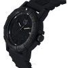 Reloj de cuarzo Luminox Leatherback Sea Turtle con correa de silicona y esfera negra XS.0321.BO.L 100M para hombre