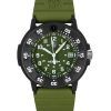 Reloj de buceo de cuarzo Luminox Original Navy Seal con correa de caucho y esfera verde XS.3013.EVO.S 200M para hombre