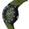 Reloj de buceo de cuarzo Luminox Original Navy Seal con correa de caucho y esfera verde XS.3013.EVO.S 200M para hombre