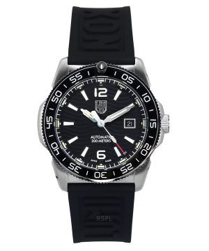 Reloj automático Luminox Pacific Diver XS.3101 200M para hombre con correa de caucho y esfera negra