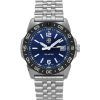 Luminox Pacific Diver Ripple - Reloj de cuarzo XS.3123M.SET.1 con esfera azul y acero inoxidable para hombre, 200 m, con correa 