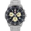 Reloj cronógrafo Luminox Pacific Diver de acero inoxidable con esfera negra y cuarzo XS.3150.M 200M para hombre