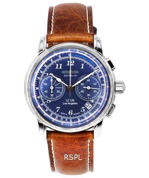 Zeppelin LZ126 Los Angeles CronÃ³grafo Esfera azul Cuarzo Z76143 Reloj para hombre