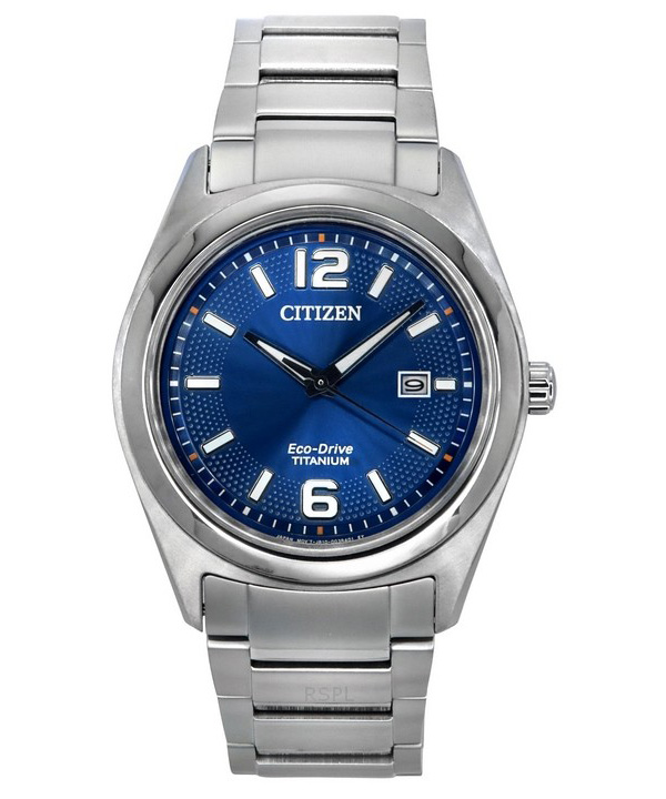 Reloj Citizen Super Titanium Eco-Drive con esfera azul AW1641-81L para hombre