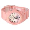 Reloj analógico digital Casio Baby-G con correa de resina y esfera rosa de cuarzo BGA-320-4A1 100M para mujer