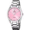 Reloj Festina Boyfriend de acero inoxidable con esfera rosa y cuarzo F20622-M para mujer