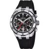 Festina Chrono Bike Reloj de cuarzo con correa de caucho y esfera negra F20671-6 100M para hombre