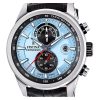 Festina Timeless Cronógrafo Correa de piel Esfera azul Cuarzo F20695-2 100M Reloj para hombre