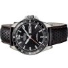 Reloj Festina F20699-4 de cuarzo con correa de piel de titanio y esfera negra para hombre, 100 m