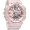 Reloj analógico digital Casio G-Shock de resina de base biológica con esfera rosa de cuarzo GMA-S110ST-4A 200M para mujer