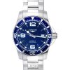 Reloj Longines HydroConquest Sunray Blue con Super-LumiNova Dial Automatic Diver',s L3.742.4.96.6 300M para hombre