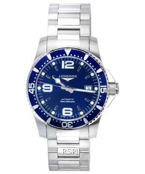 Reloj Longines HydroConquest Sunray Blue con Super-LumiNova Dial Automatic Diver&#39,s L3.742.4.96.6 300M para hombre