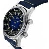 Reloj Longines Legend Diver automático con correa de piel y esfera azul L3.774.4.90.2 300M para hombre