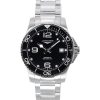 Reloj para hombre Longines HydroConquest de acero inoxidable con esfera negra y automático L3.780.4.56.6 300M