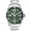 Reloj Longines HydroConquest Matt Green con Super-LumiNova Dial Automatic Diver&#39,s L3.781.4.06.6 300M para hombre