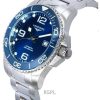 Reloj Longines HydroConquest Sunray Blue con Super-LumiNova Dial Automatic Diver',s L3.782.4.96.6 300M para hombre