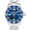 Reloj Longines HydroConquest Sunray Blue con Super-LumiNova Dial Automatic Diver',s L3.841.4.96.6 300M para hombre