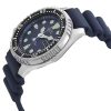 Reloj automático Citizen Promaster para hombre, correa de caucho, esfera azul, NY0040-17L, 200 m