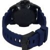 Reloj de buceo Luminox Navy SEAL Foundation Back To The Blue con esfera negra y cuarzo XS.3255.CB.NSF 200M para hombre