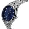 Reloj Citizen Eco-Drive de acero inoxidable con esfera azul BM7560-59L 100M para hombre