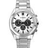 Reloj Citizen Eco-Drive Cronógrafo de acero inoxidable con esfera blanca CA4590-81A 100M para hombre