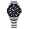 Reloj Ratio FreeDiver Zafiro Acero inoxidable Esfera negra Cuarzo RTF031 200M para hombre