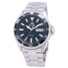 Reloj Orient Mako III de acero inoxidable con esfera verde y automático RA-AA0004E19B 200M para hombre renovado