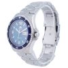 Reloj de buceo automático Orient Mako II de acero inoxidable con esfera azul SAA02002D3 200M para hombre renovado