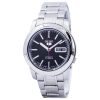 Reloj Seiko 5 automático de acero inoxidable con esfera negra SNKE53J1 para hombre renovado